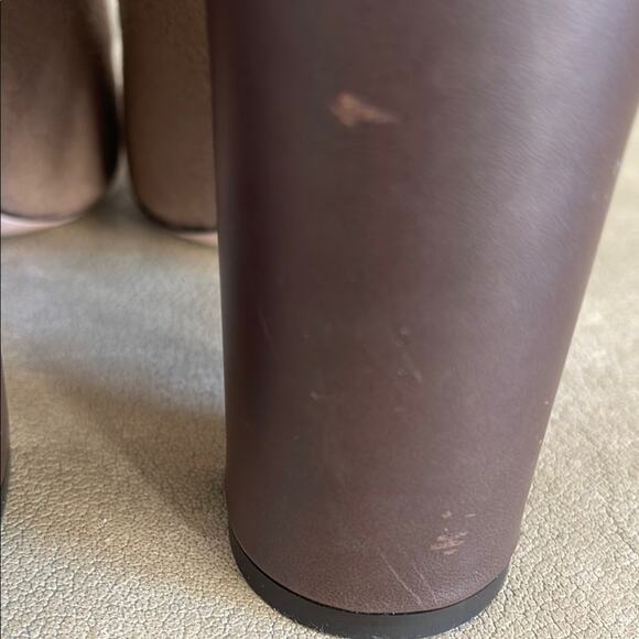 Brooks Brothers Women’s Block Heel Pumps Genuine Leather In Light Brown Size 7.5 - Picture 11 of 13